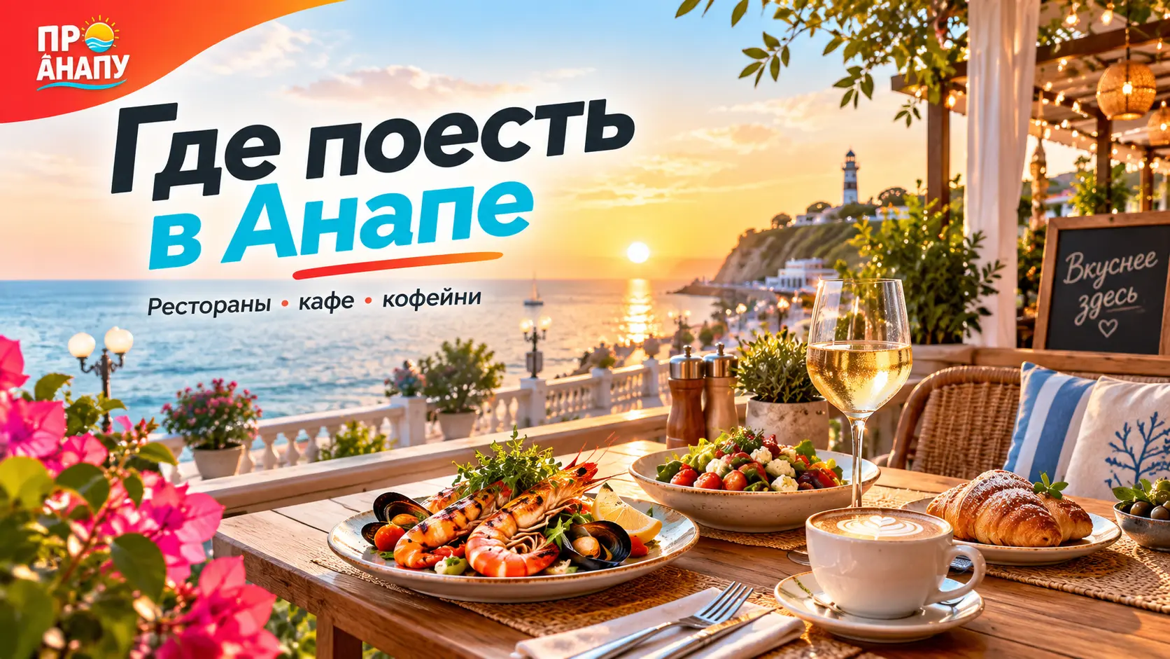 Где поесть в Анапе в 2026 году: рестораны, кафе и кофейни